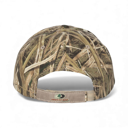 Back view of Kati LC15V custom hat in mossy oak shadow grass