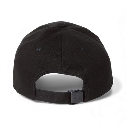 Back view of Kati LC25 custom hat in black and realtree ap