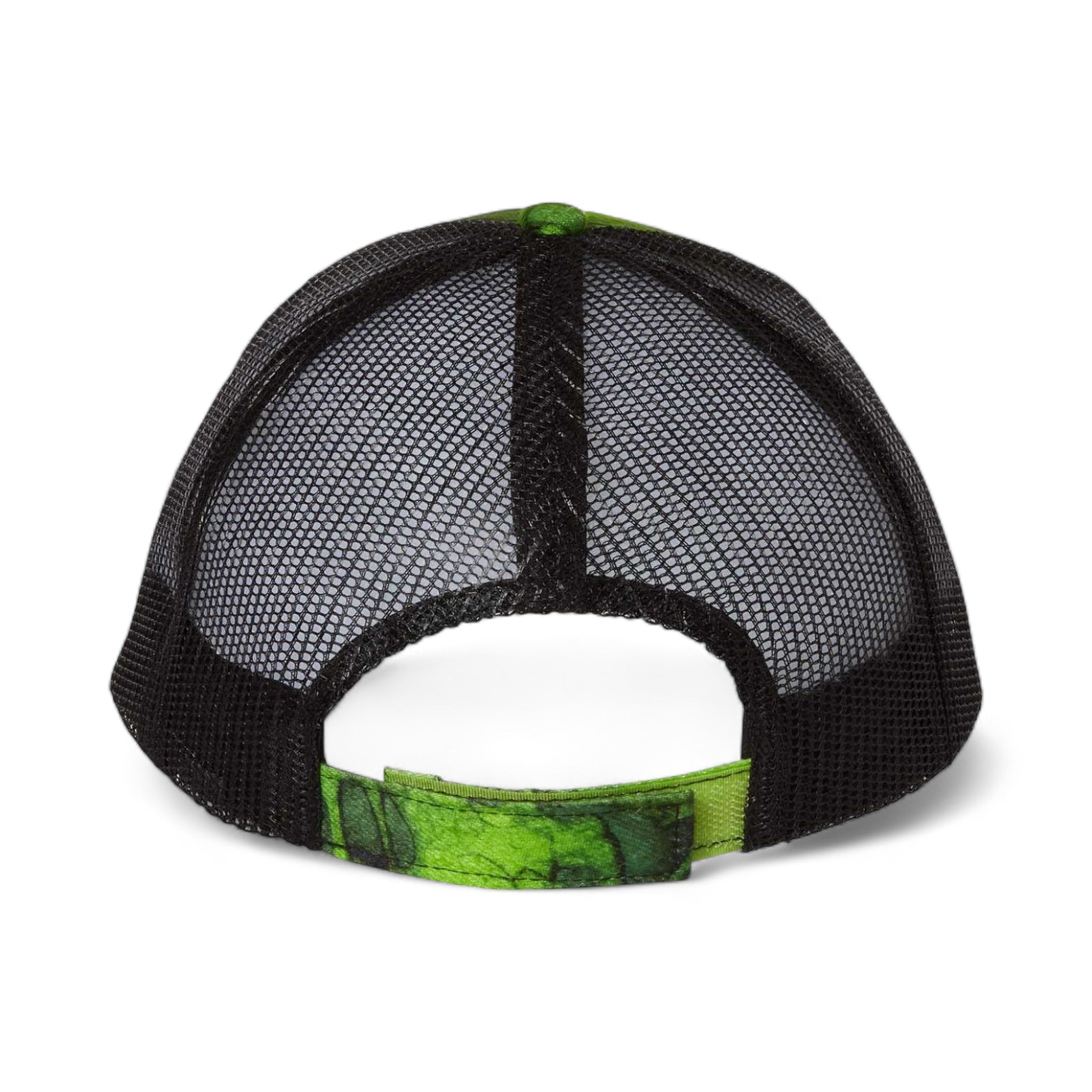 Back view of Kati LC5M custom hat in prym1 amped green and black