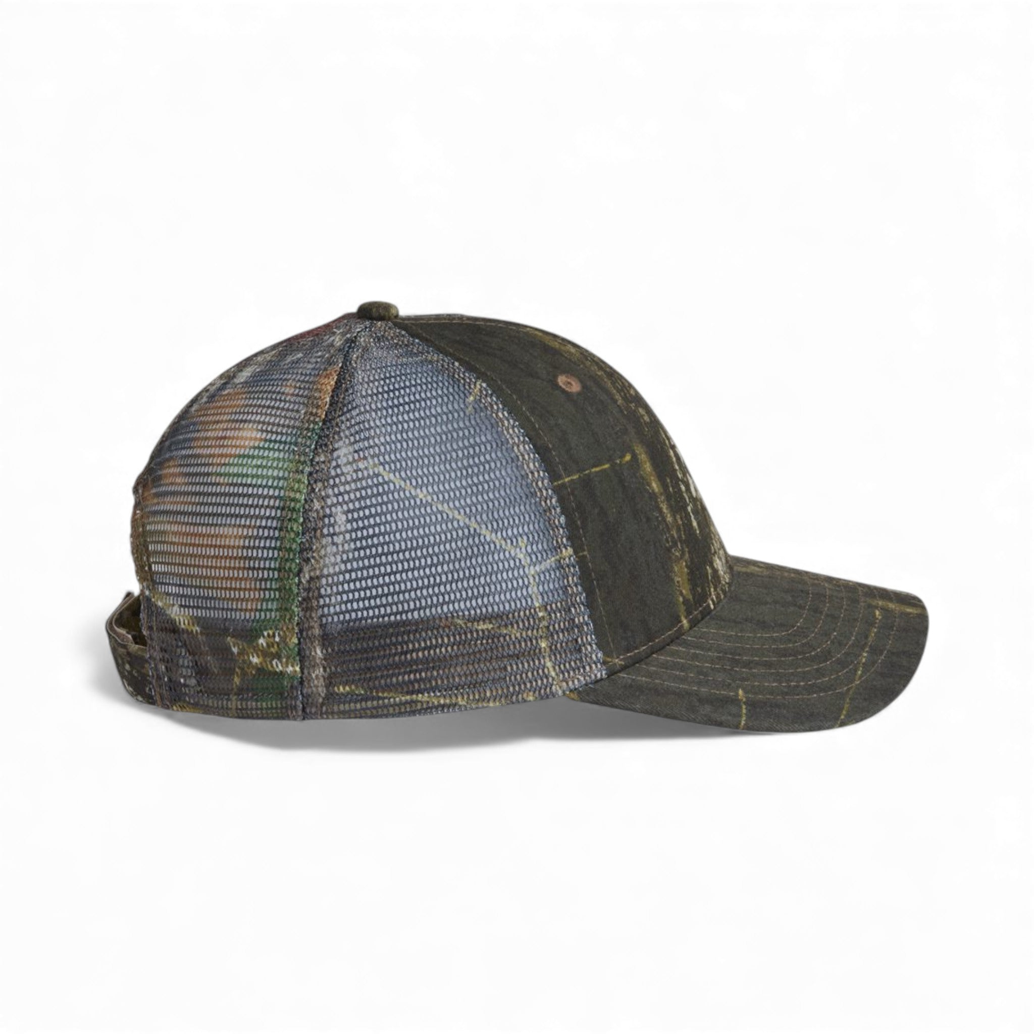 Right side view of Kati LC5M custom hat in breakup and breakup