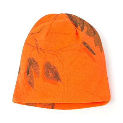 Side view of Kati LCB08 custom hat in blaze realtree ap