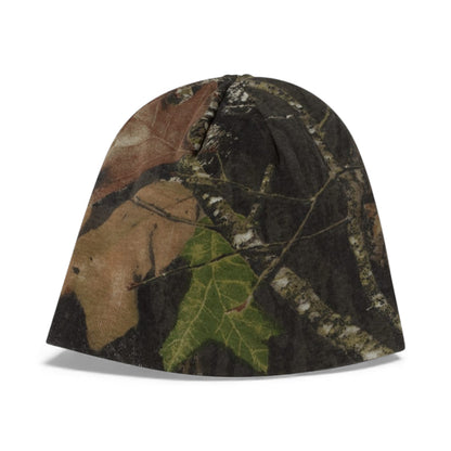 Right side view of Kati LCB08 custom hat in mossy oak breakup