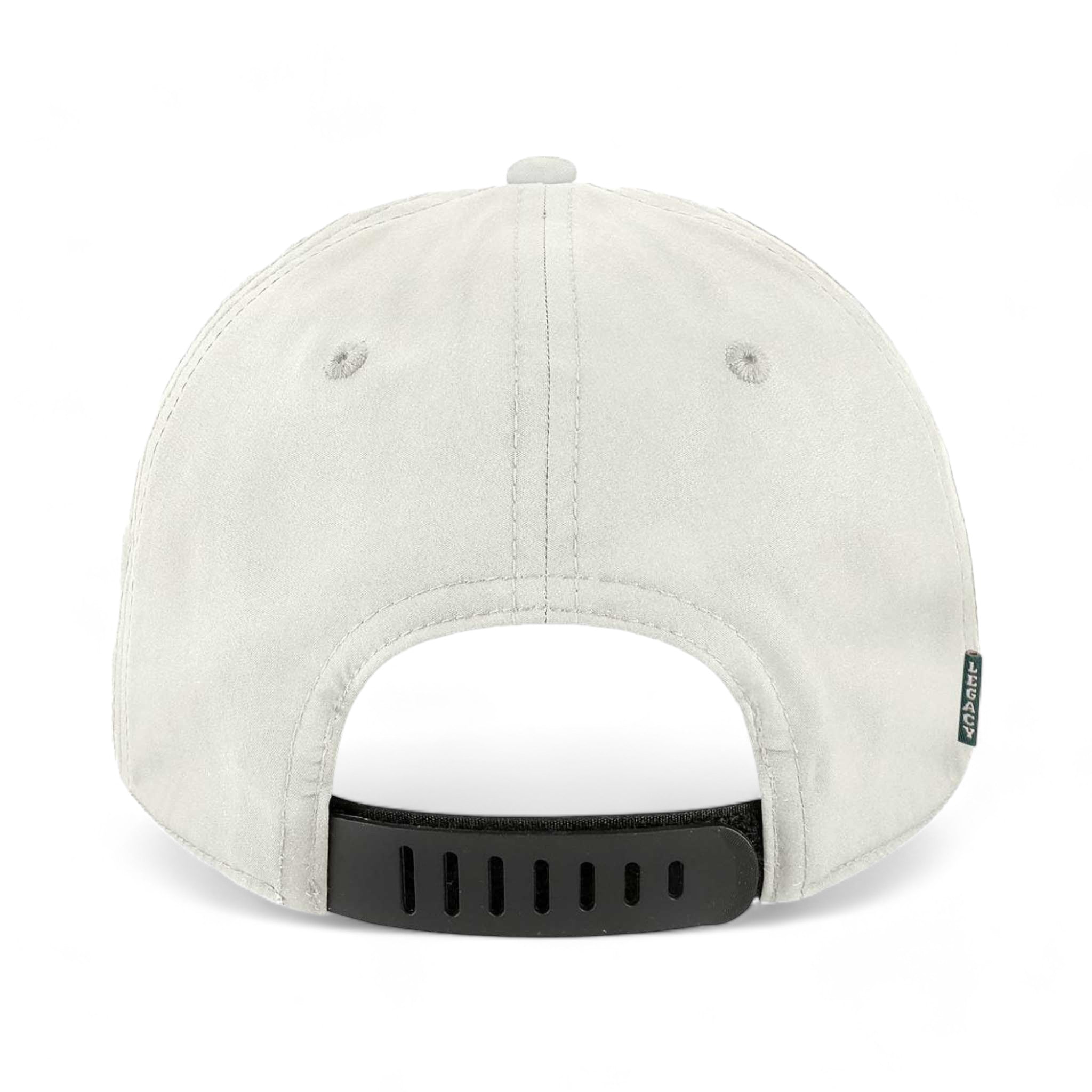 Back view of LEGACY B9A custom hat in white