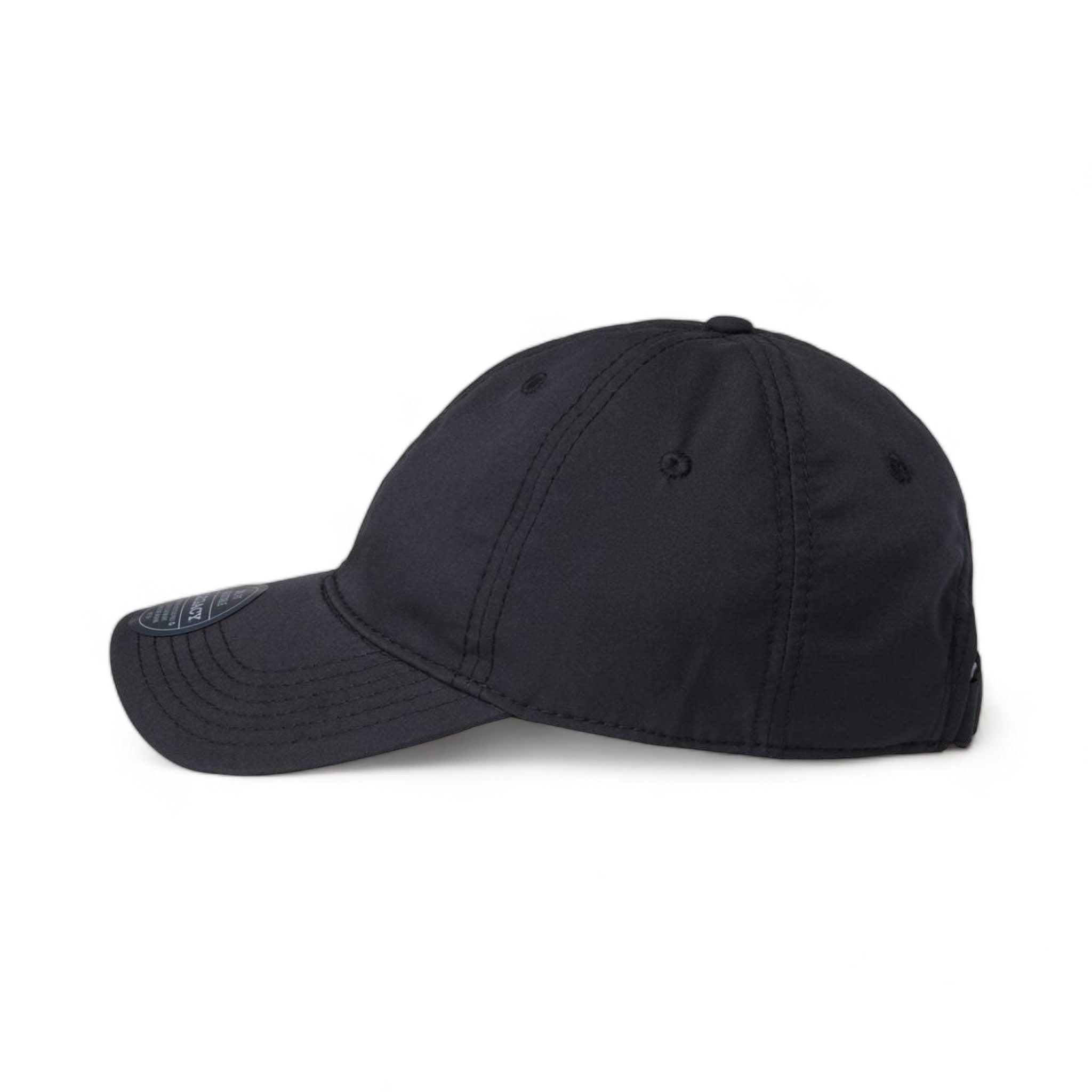 Side view of LEGACY CFA custom hat in black
