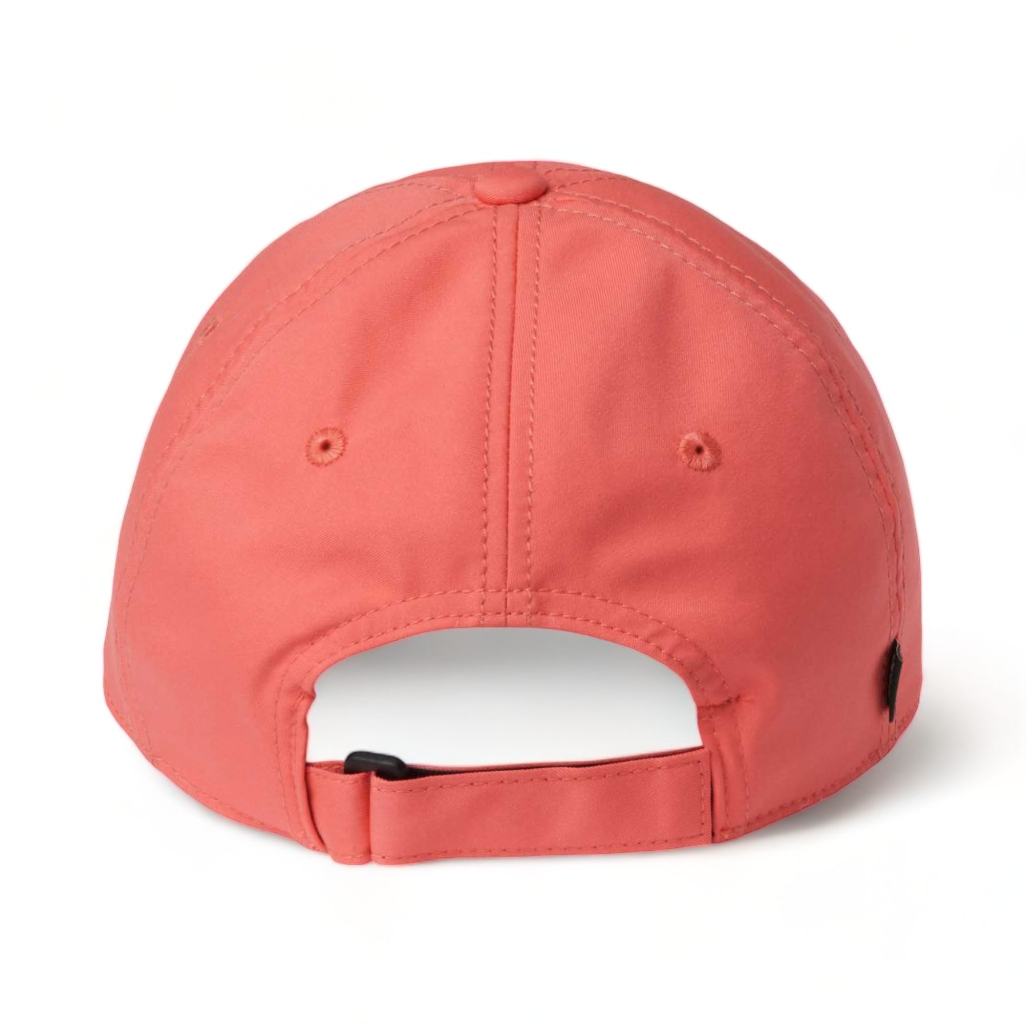 Back view of LEGACY CFA custom hat in coral