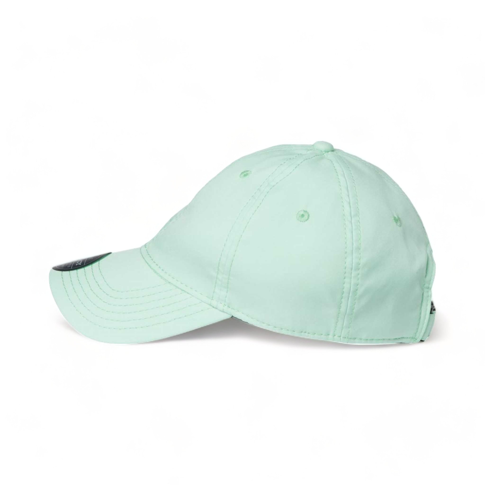 Side view of LEGACY CFA custom hat in light mint