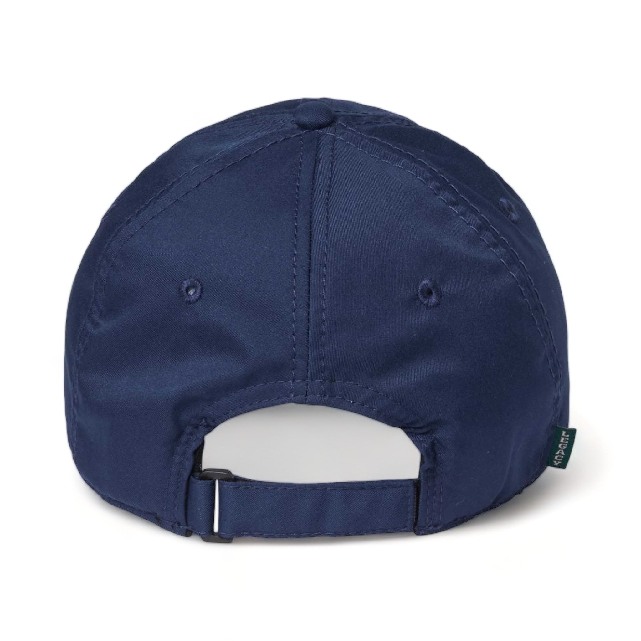 Back view of LEGACY CFA custom hat in navy