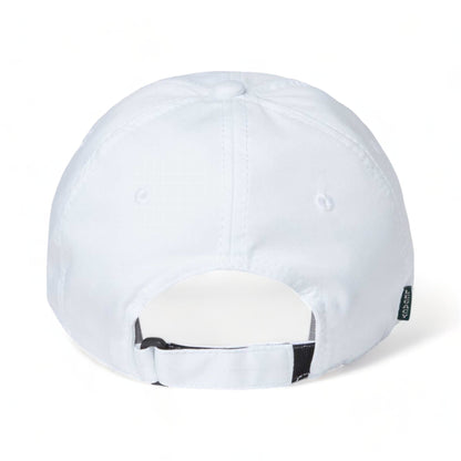 Back view of LEGACY CFA custom hat in white