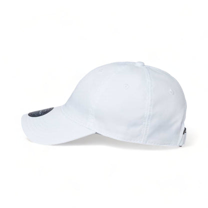 Side view of LEGACY CFA custom hat in white