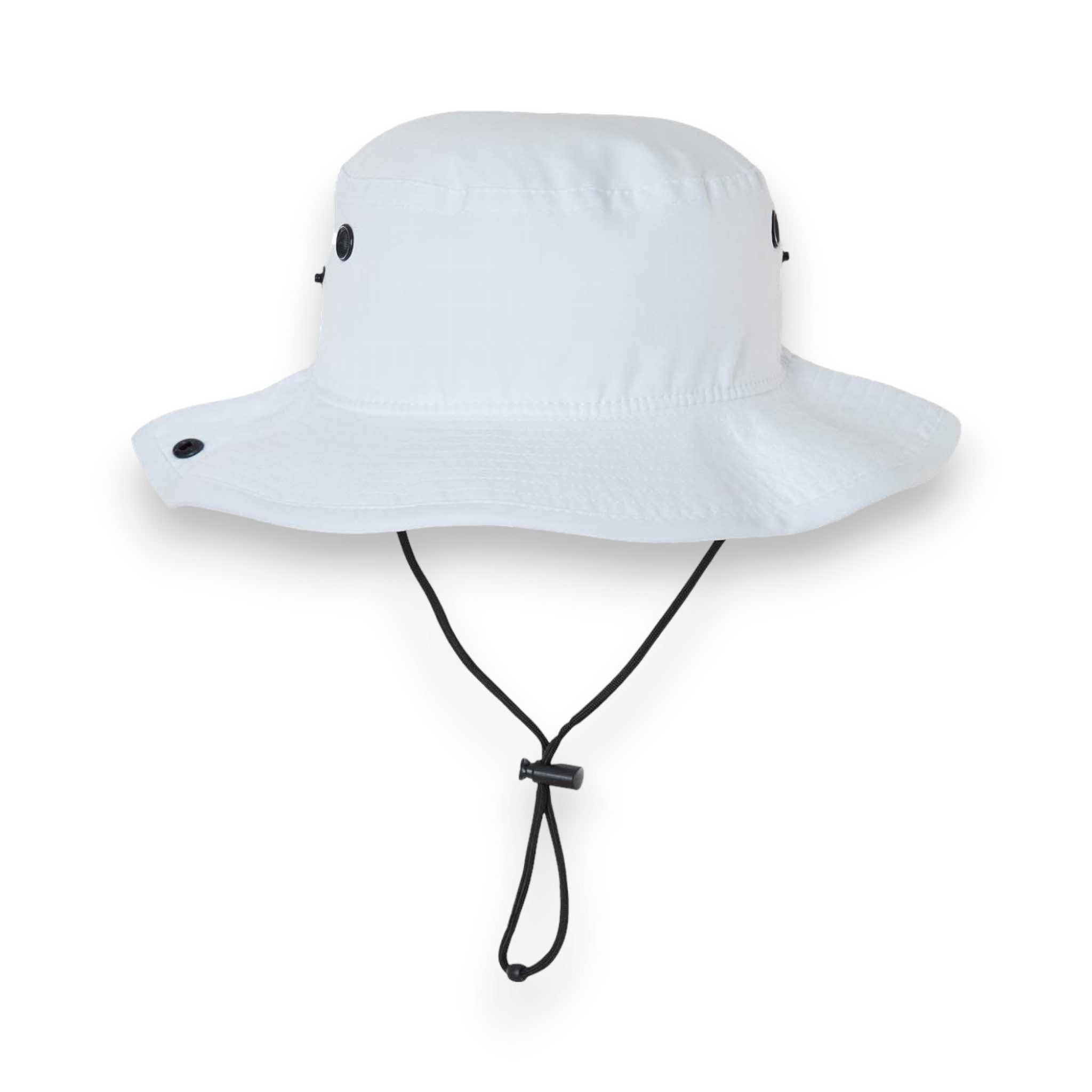 Front view of LEGACY CFB custom hat in white