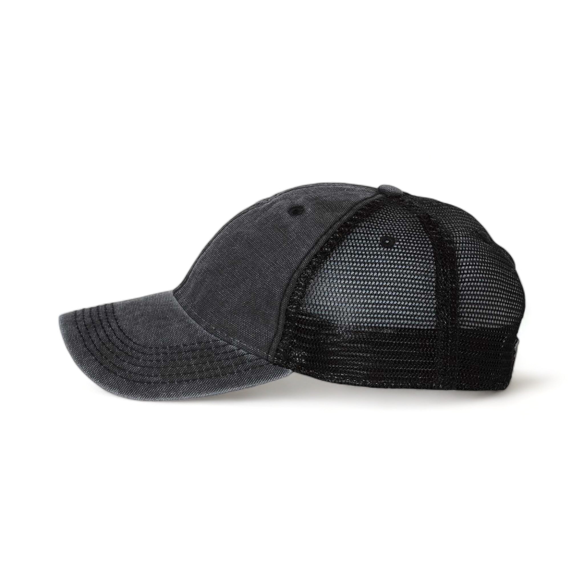 Side view of LEGACY DTA custom hat in black