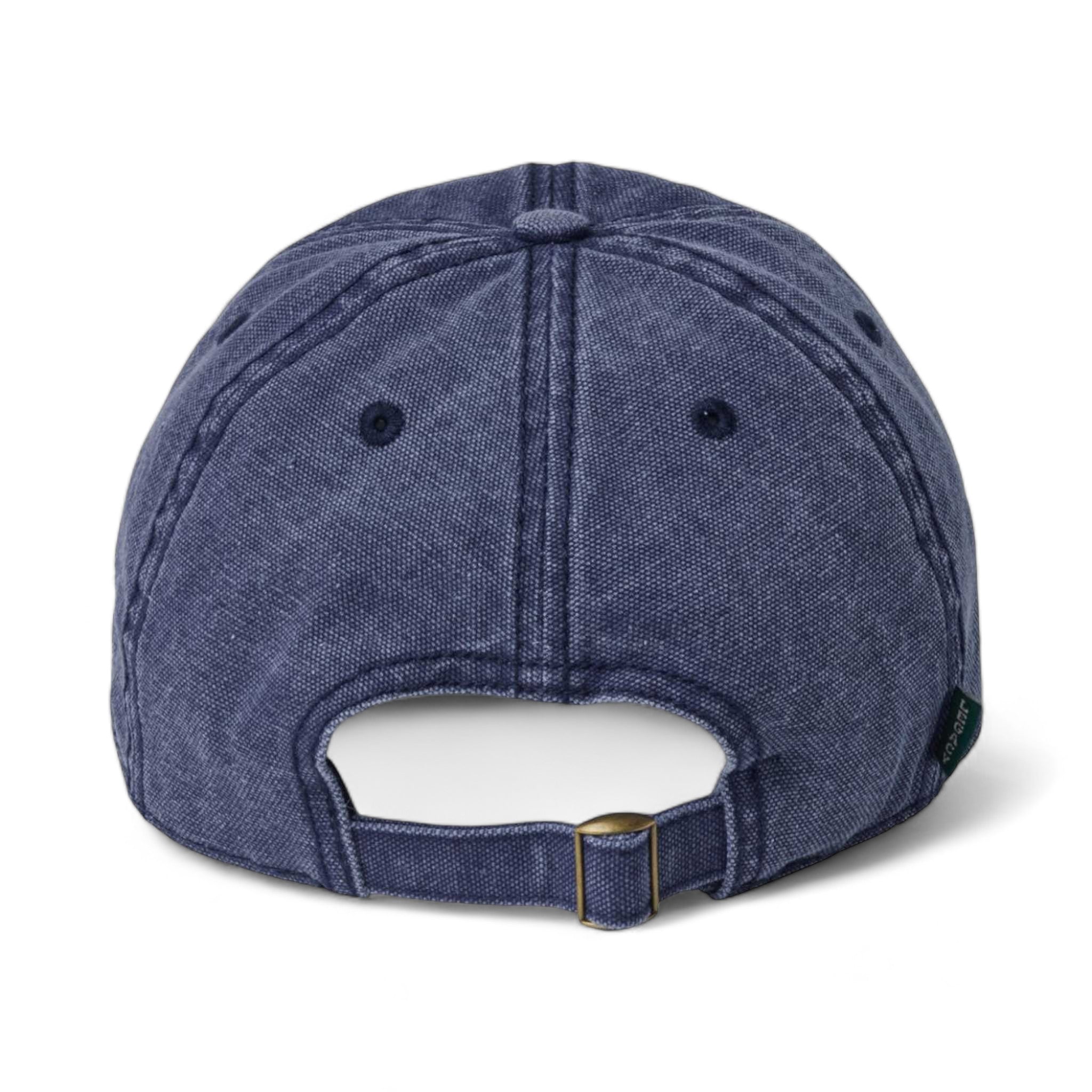 Back view of LEGACY DTAST custom hat in navy