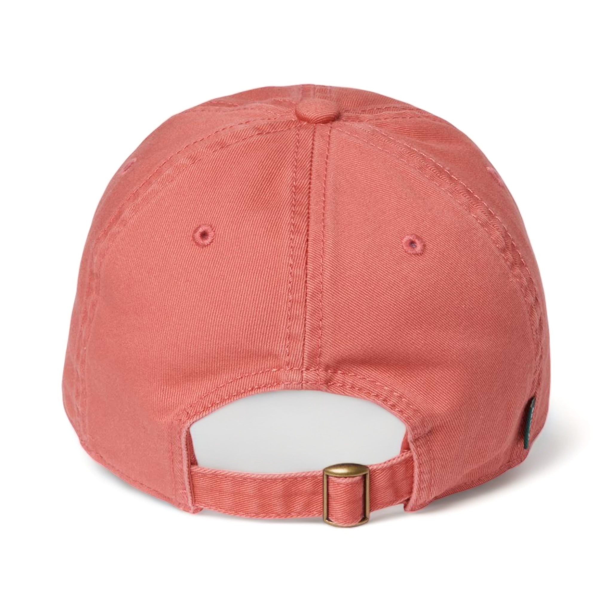 Back view of LEGACY EZA custom hat in nantucket red