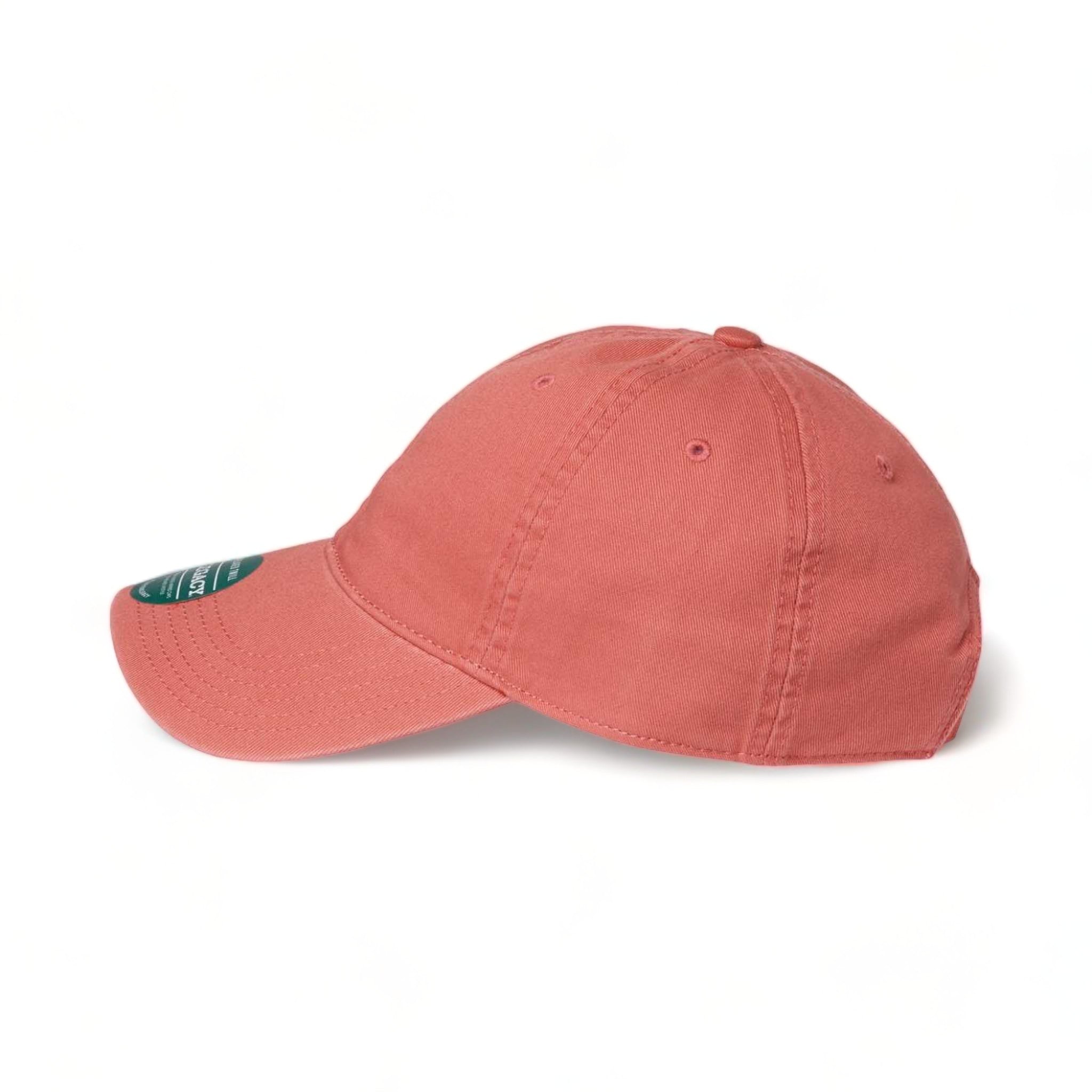 Side view of LEGACY EZA custom hat in nantucket red