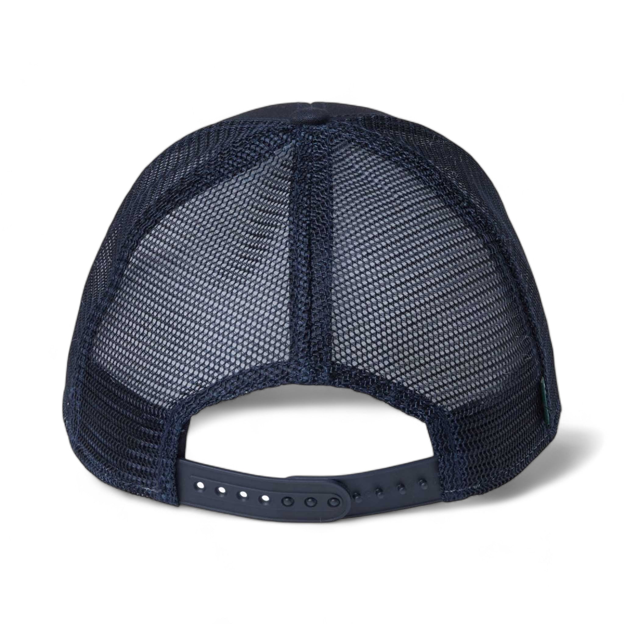 Back view of LEGACY LPS custom hat in navy and navy