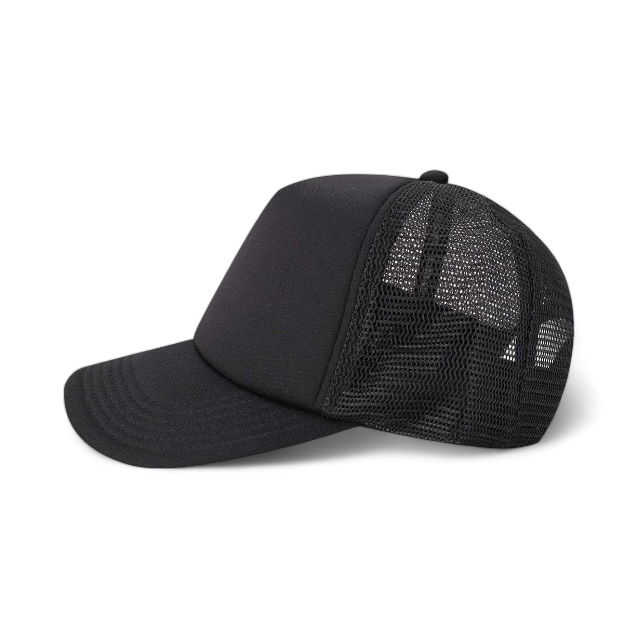 Side view of LEGACY LTA custom hat in black