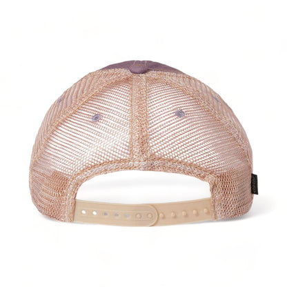 Back view of LEGACY OFA custom hat in lavender and khaki