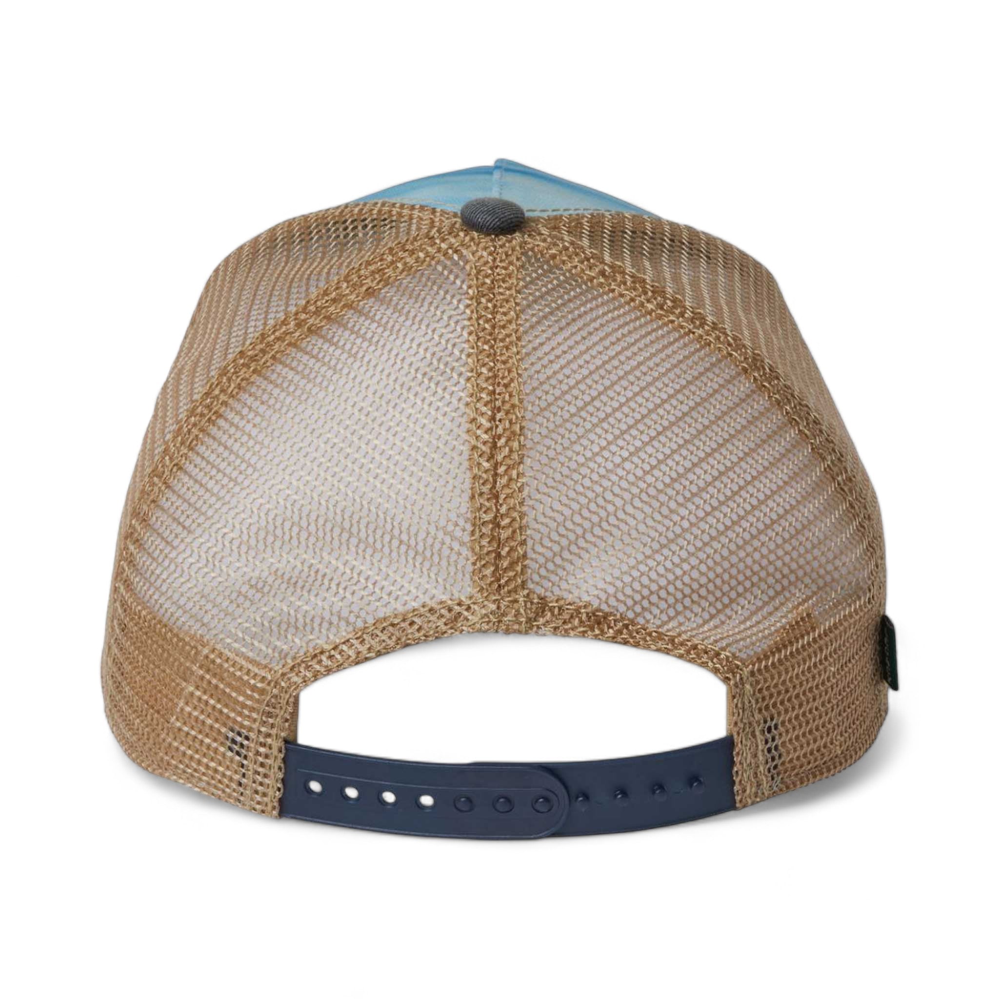 Back view of LEGACY OFAFP custom hat in calm waters, navy and khaki