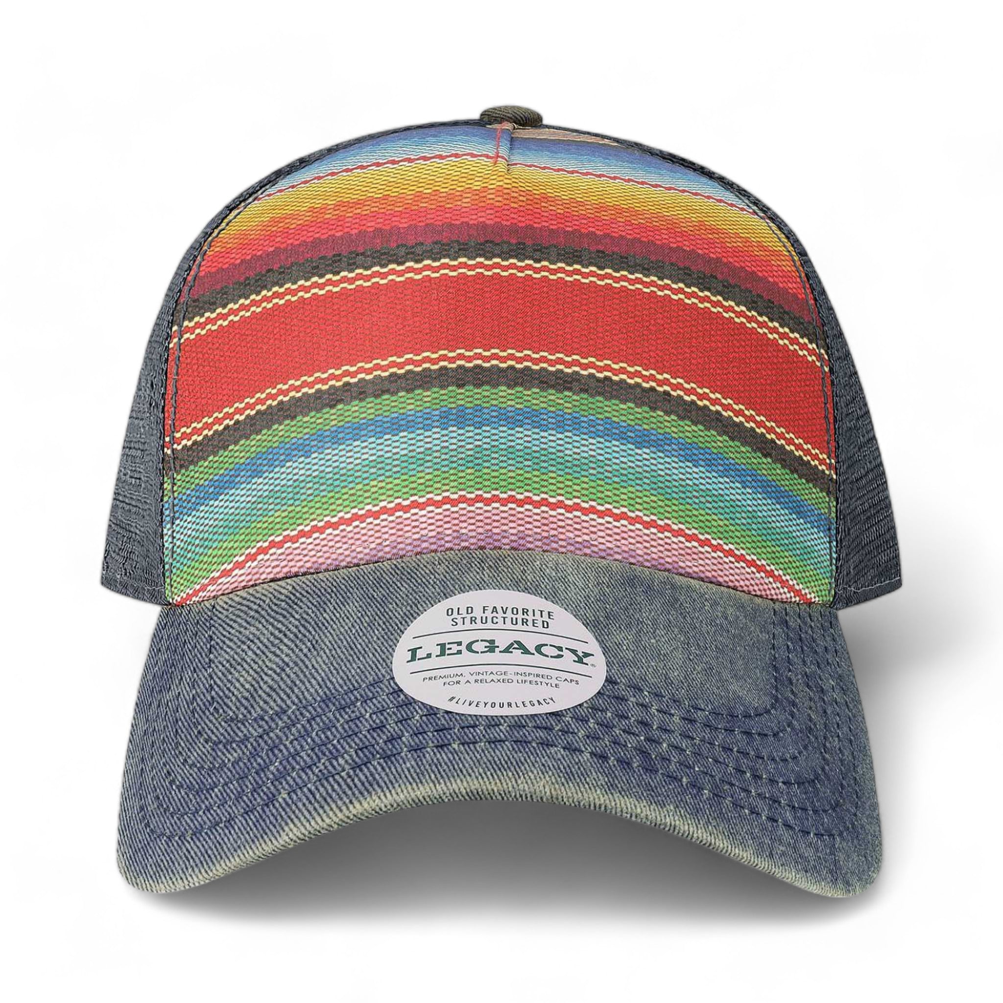 Front view of LEGACY OFAFP custom hat in poncho