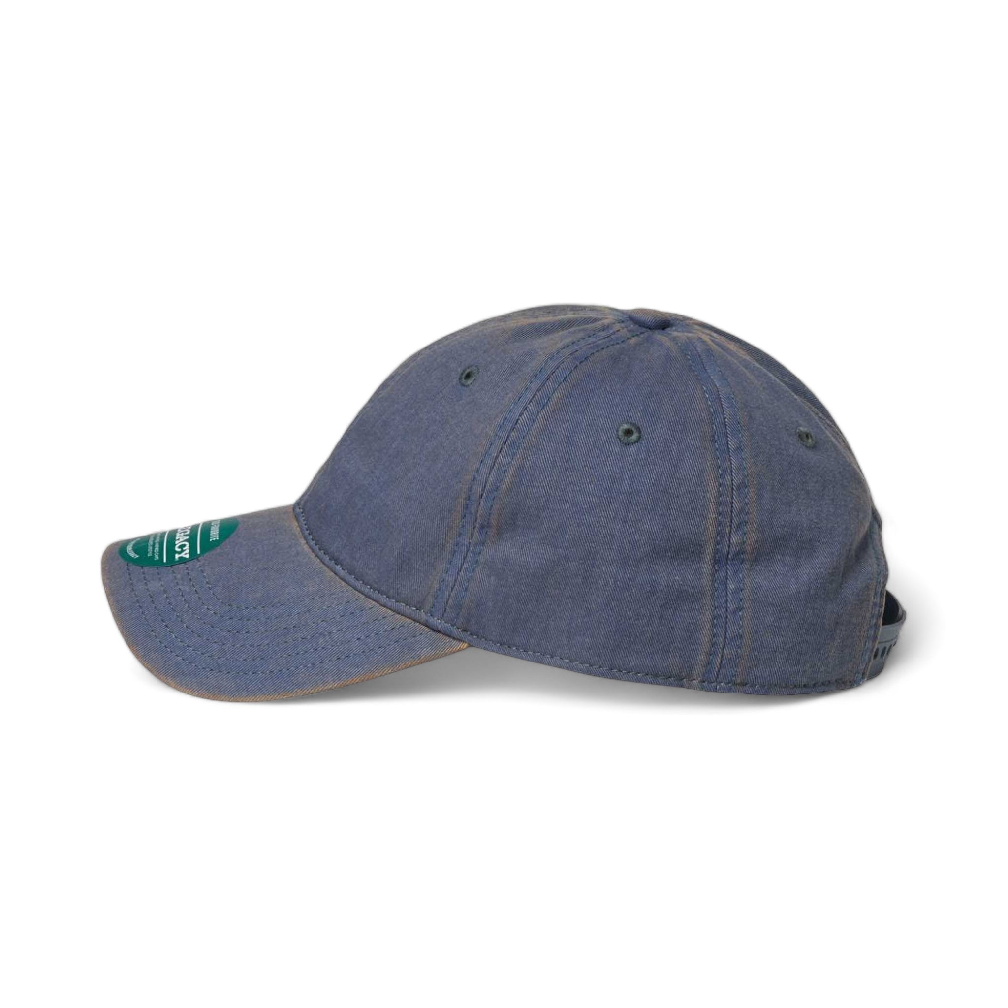 Side view of LEGACY OFAST custom hat in blue
