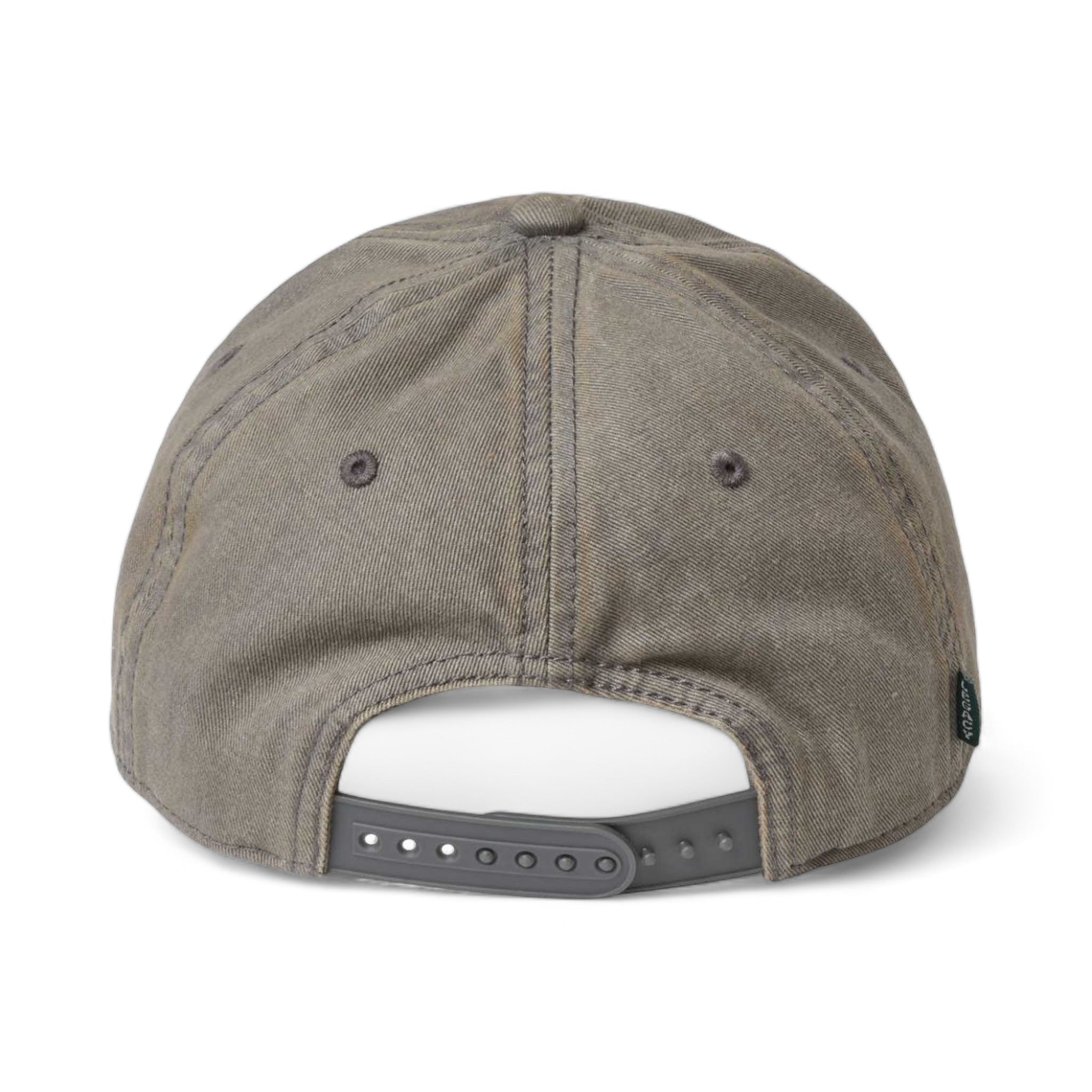 Back view of LEGACY OFAST custom hat in grey