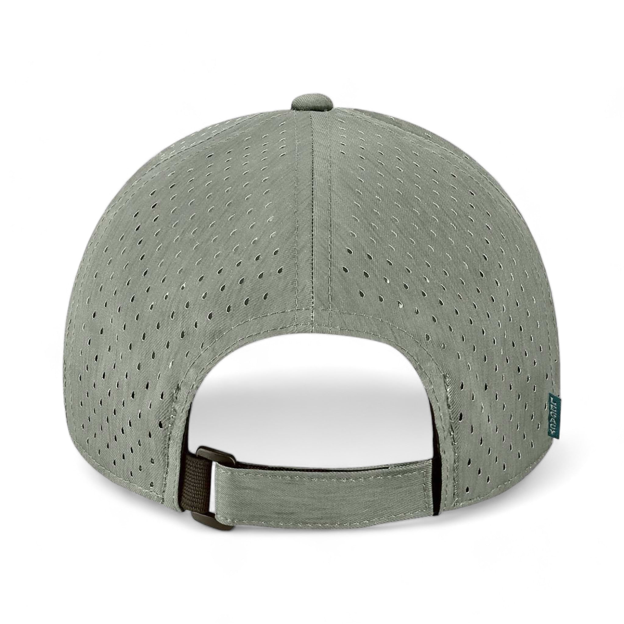 Back view of LEGACY RECS custom hat in eco dark grey