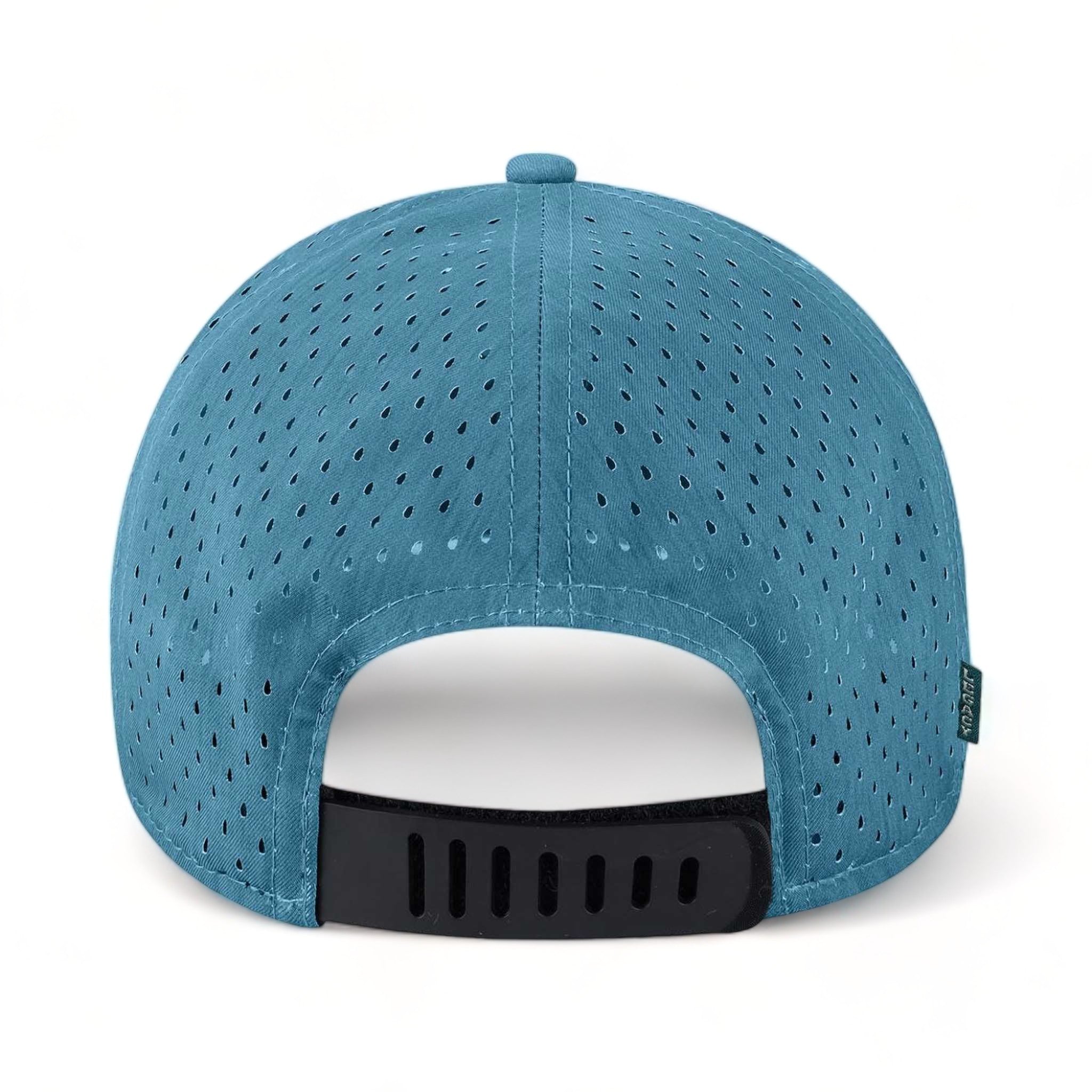 Back view of LEGACY REMPA custom hat in eco marine blue