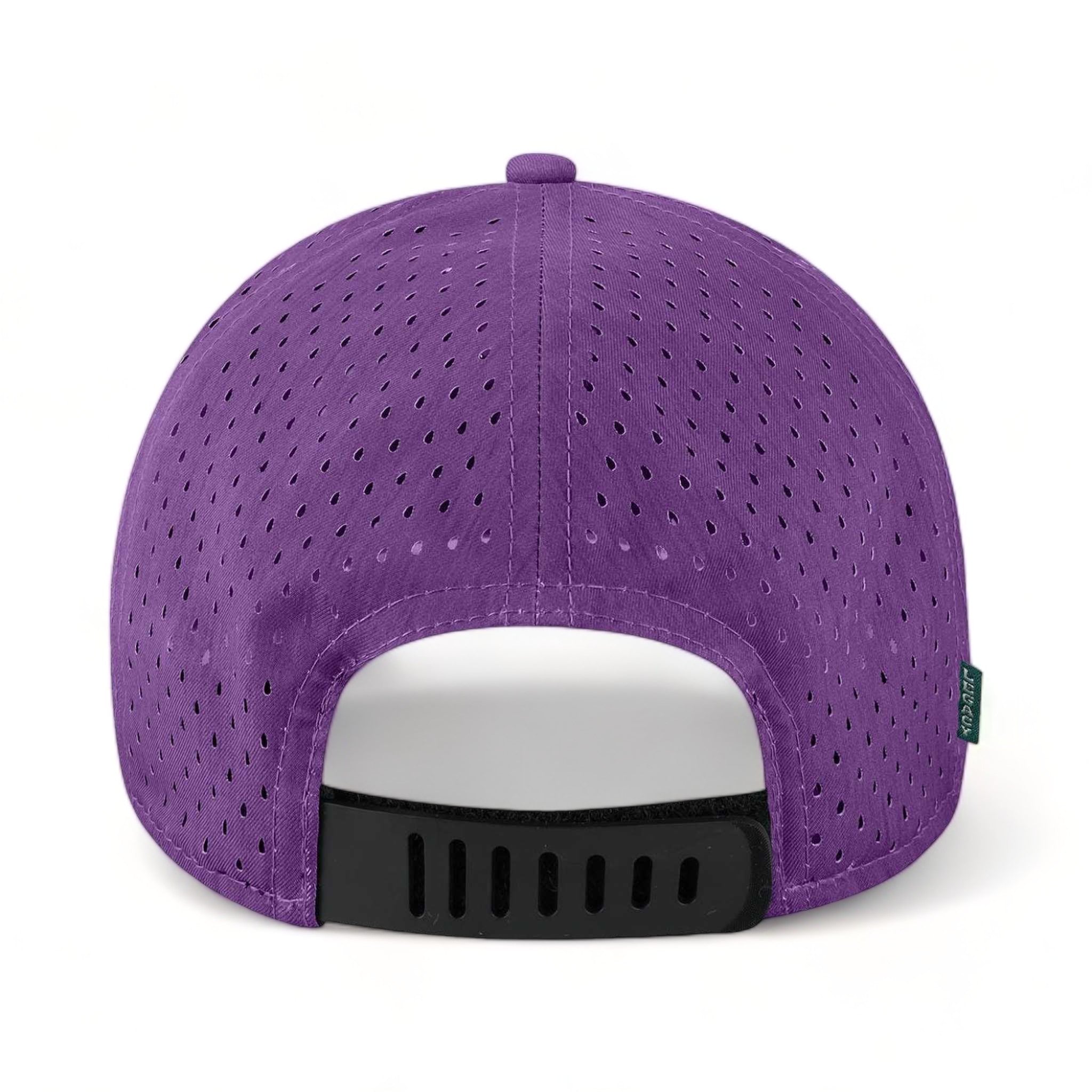 Back view of LEGACY REMPA custom hat in eco purple