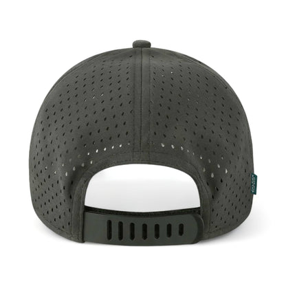 Back view of LEGACY REMPA custom hat in black