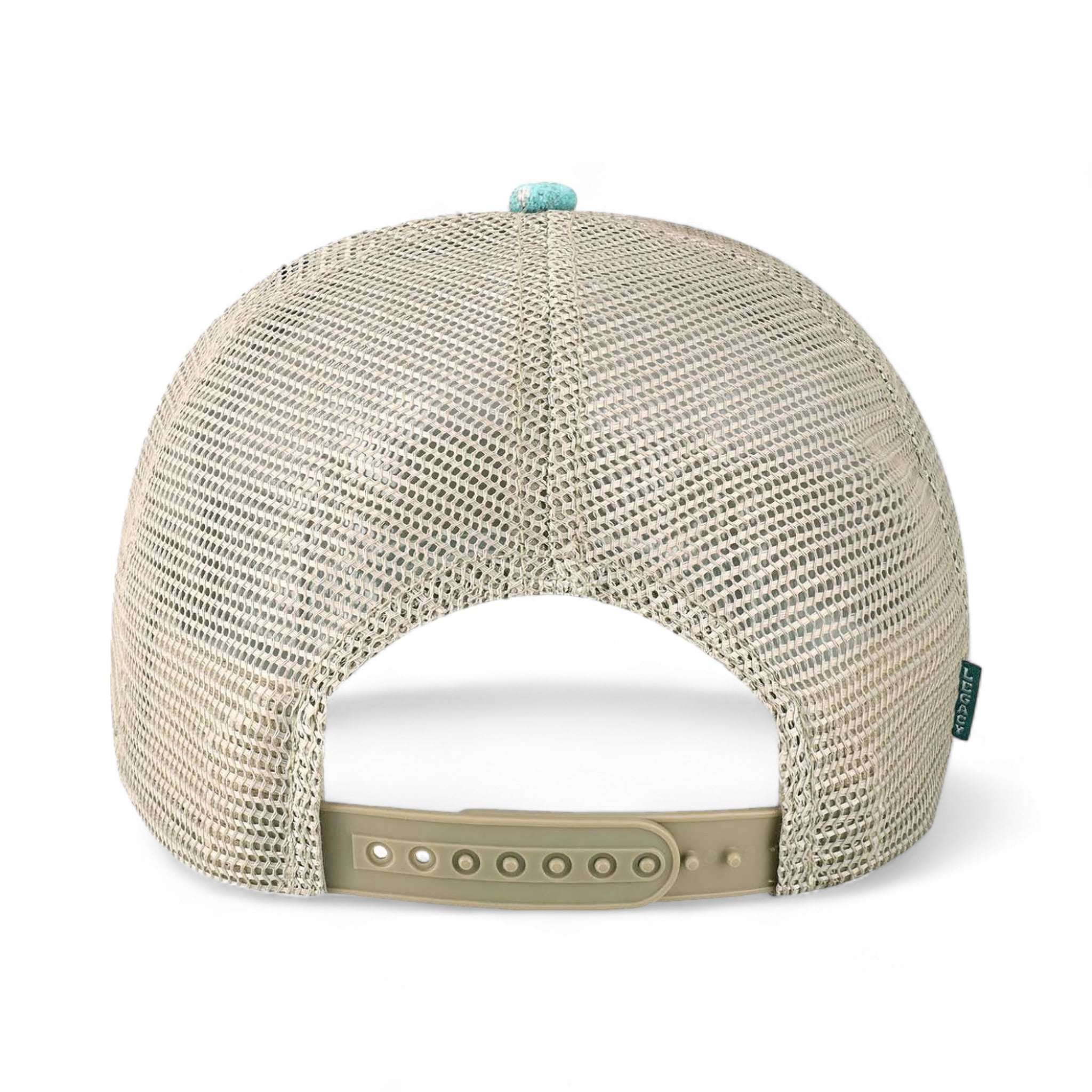 Back view of LEGACY ROADIE custom hat in aztec