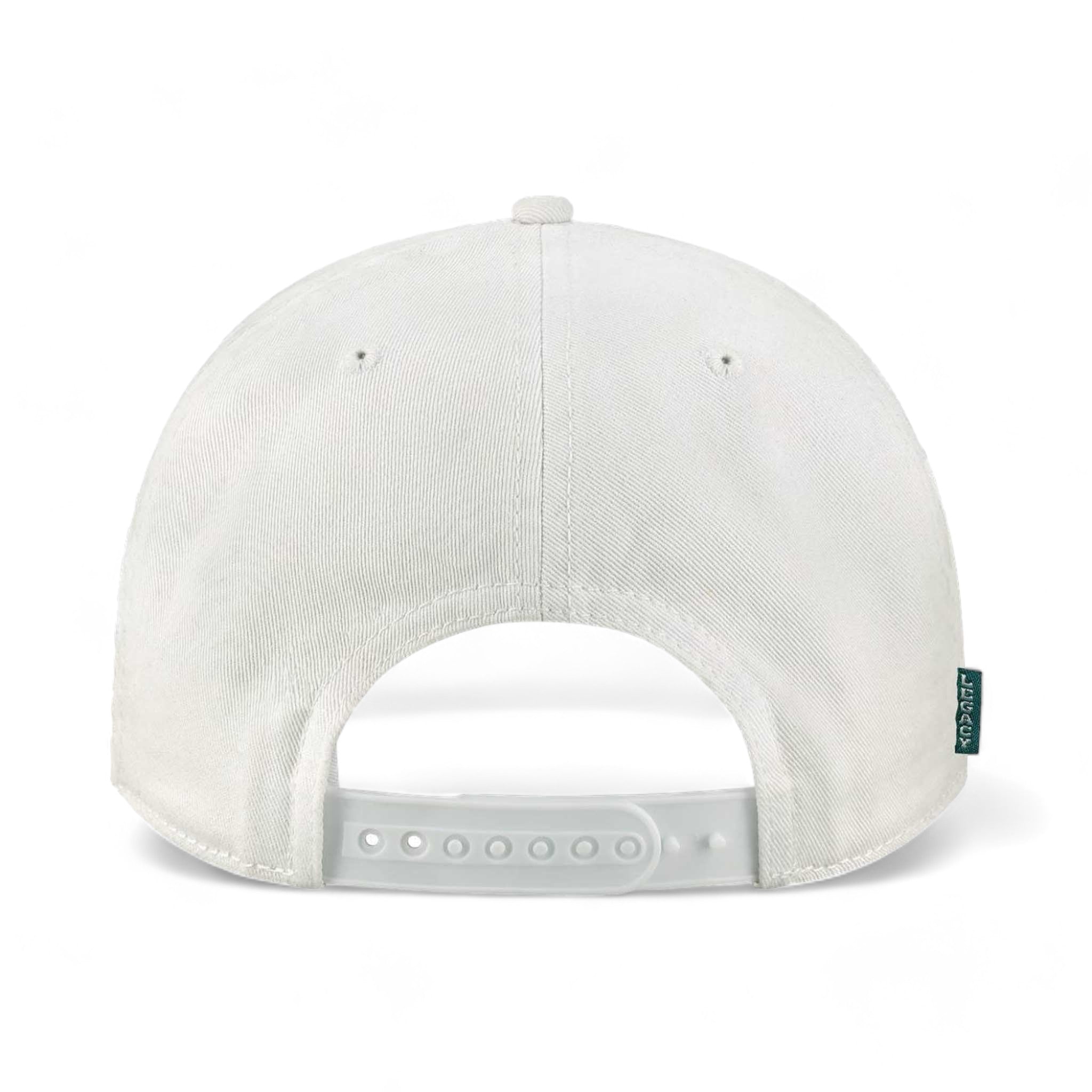 Back view of LEGACY SKULLY custom hat in white