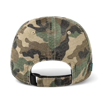 Back view of LEGACY TACT custom hat in army camo