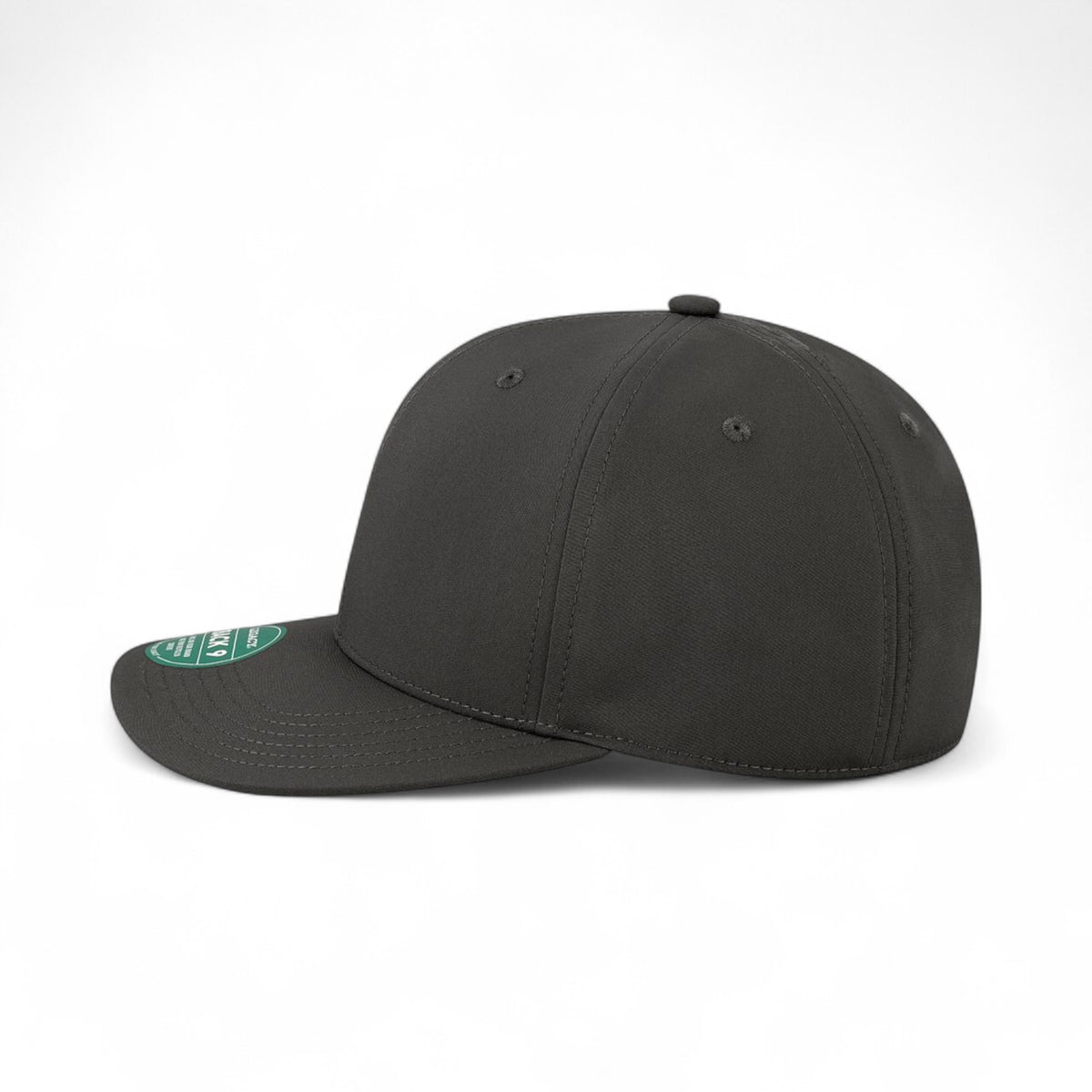 Left side view of Legacy B9A custom hat in black