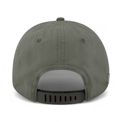 Back view of LEGACY B9A custom hat in dark grey