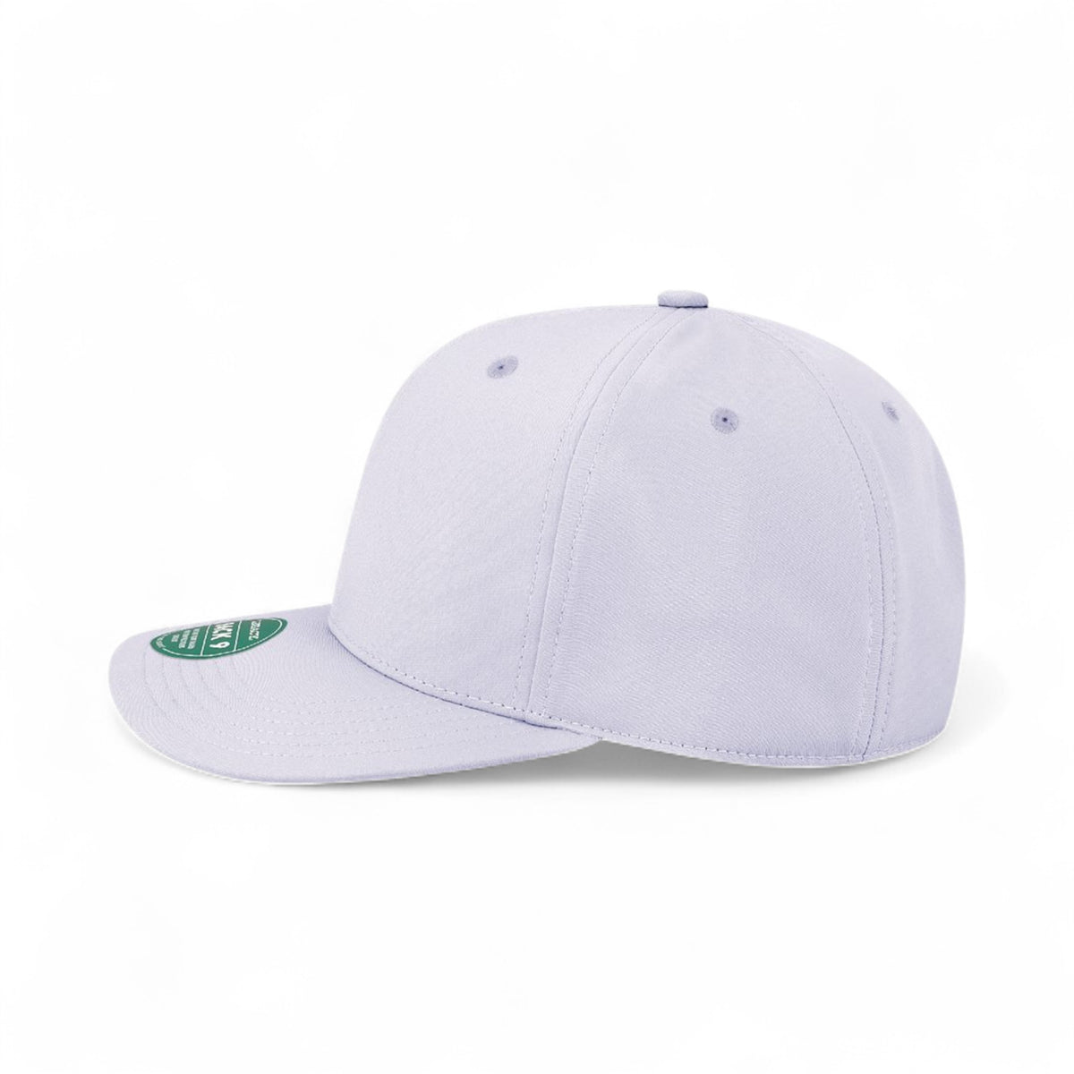 Left side view of Legacy B9A custom hat in icelandic blue