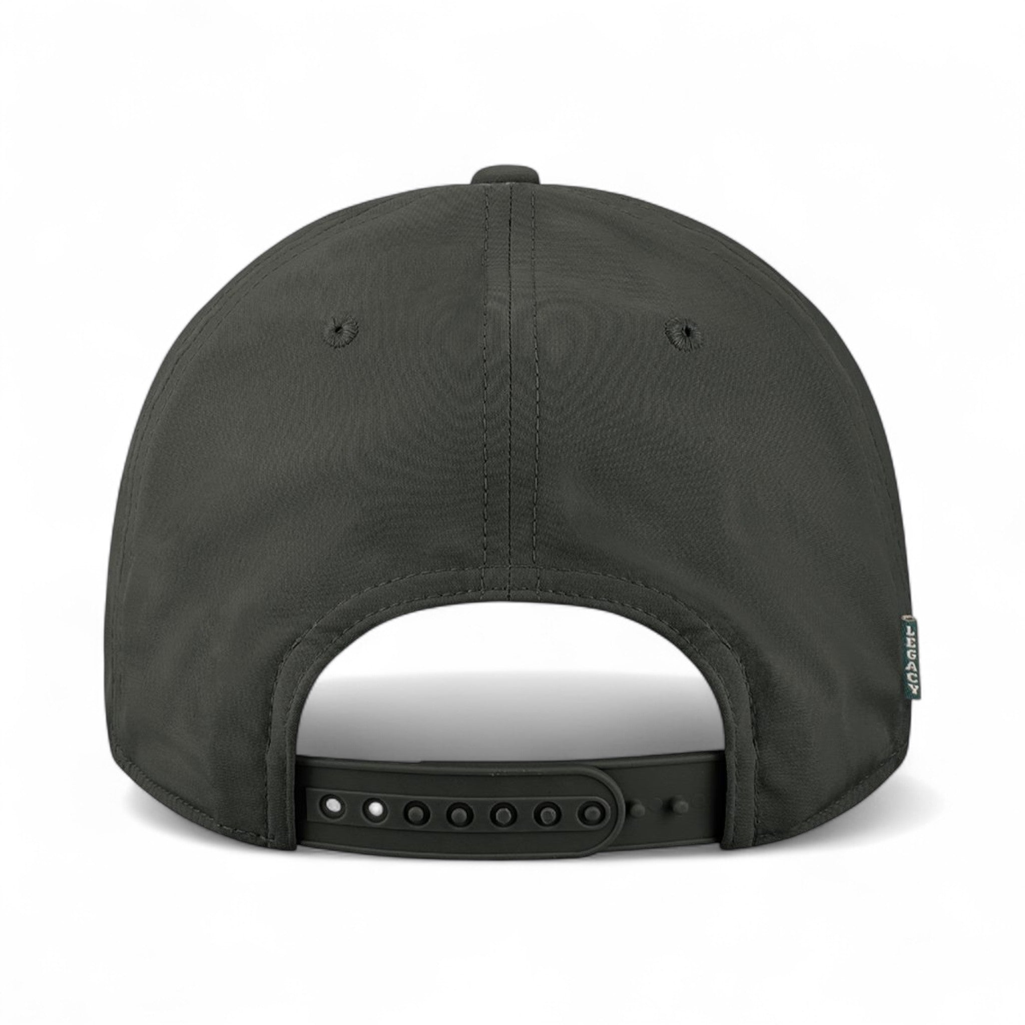 Back view of Legacy CADDY custom hat in black
