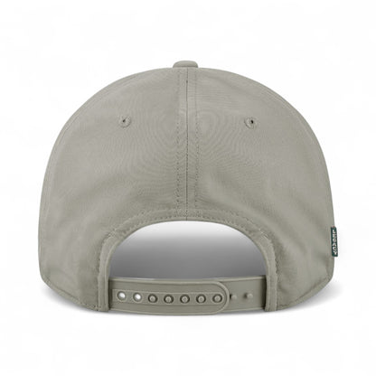 Back view of Legacy CADDY custom hat in grey