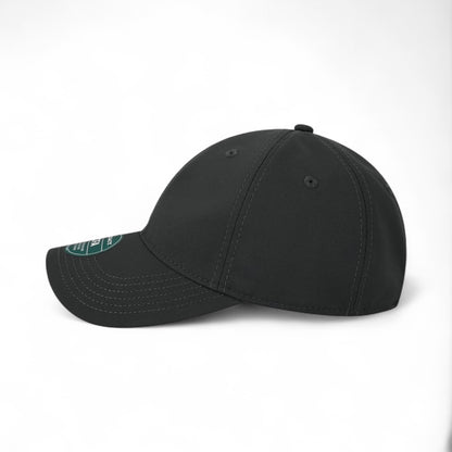 Left side view of Legacy CFA custom hat in black
