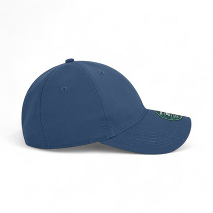 Right side view of Legacy CFA custom hat in dark blue