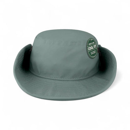 Front view of Legacy CFB custom hat in blue steel