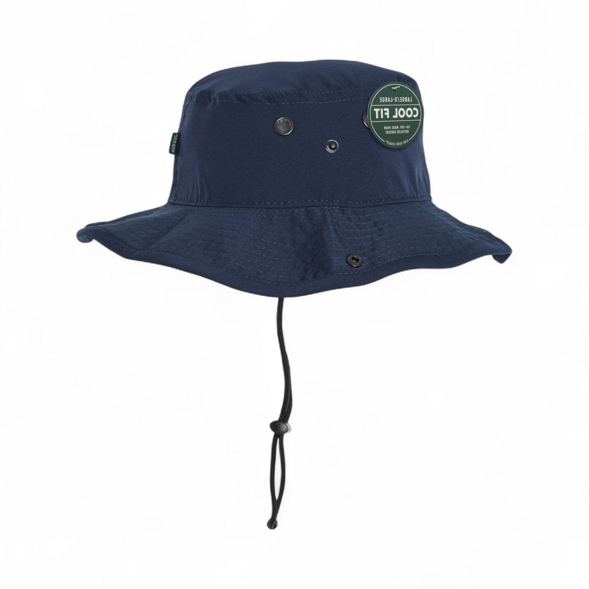 Right side view of Legacy CFB custom hat in navy