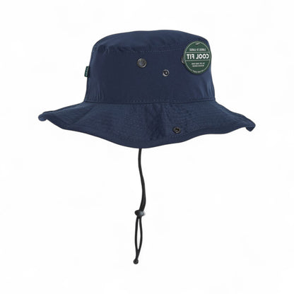 Right side view of Legacy CFB custom hat in navy