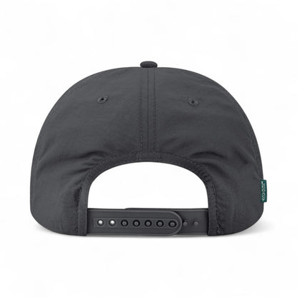 Back view of Legacy CHILL custom hat in black