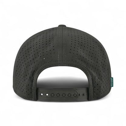 Back view of Legacy CUT custom hat in black