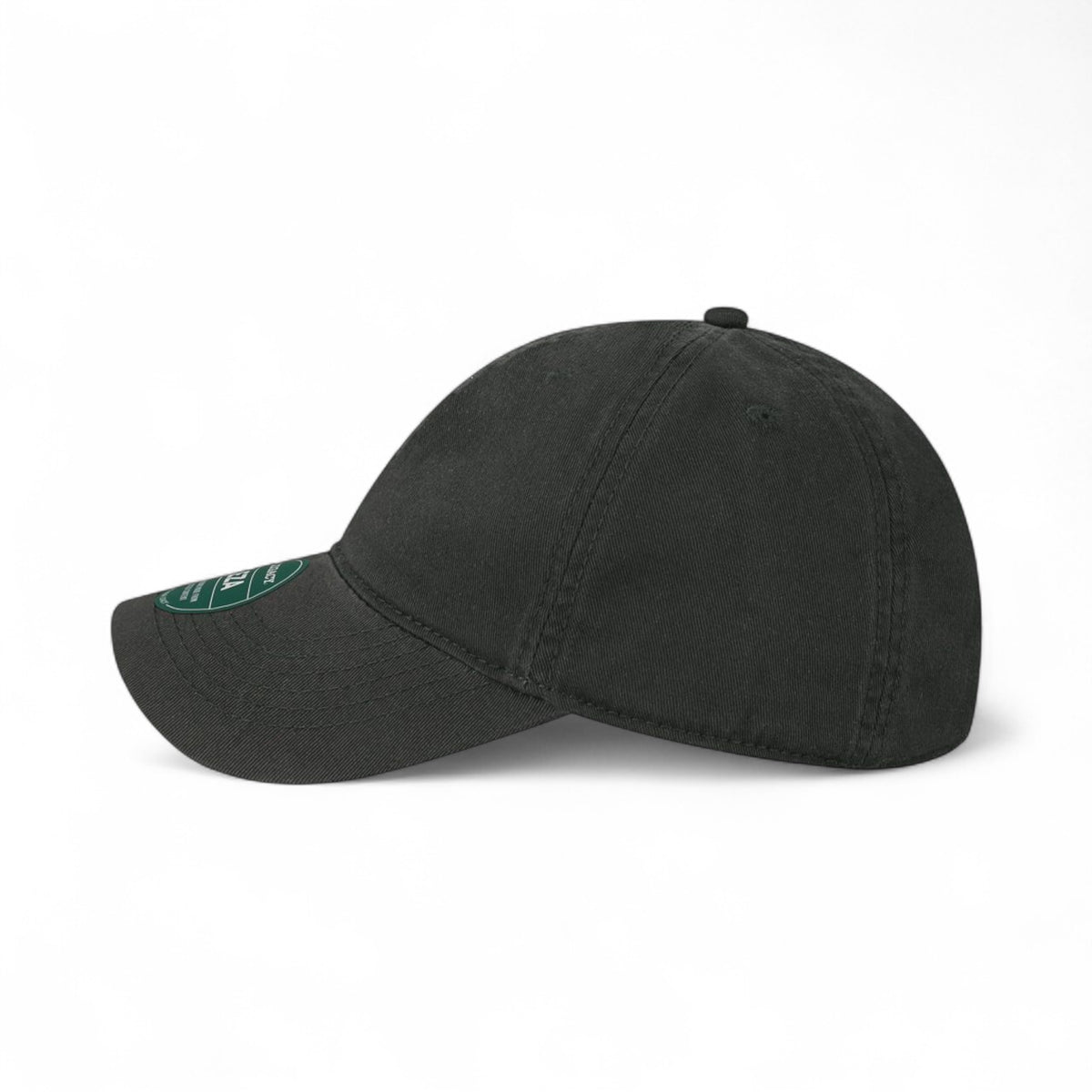 Left side view of Legacy EZA custom hat in black