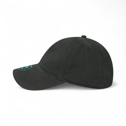 Left side view of Legacy EZA custom hat in black