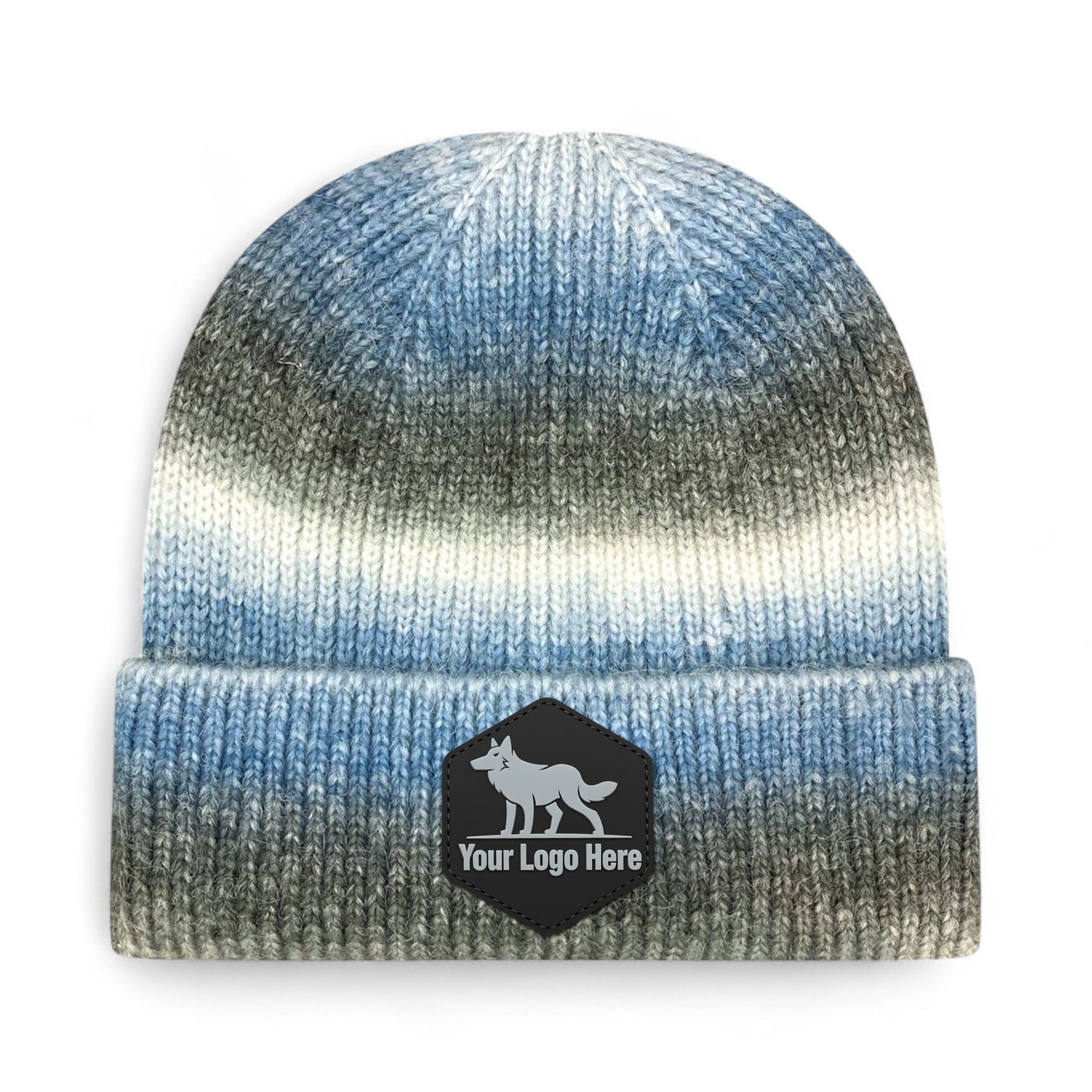 PVC patch preview of Legacy KTDRB custom hat in blue ice