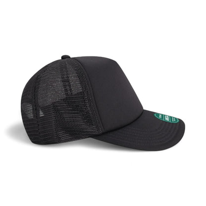 Right side view of Legacy LTA custom hat in black