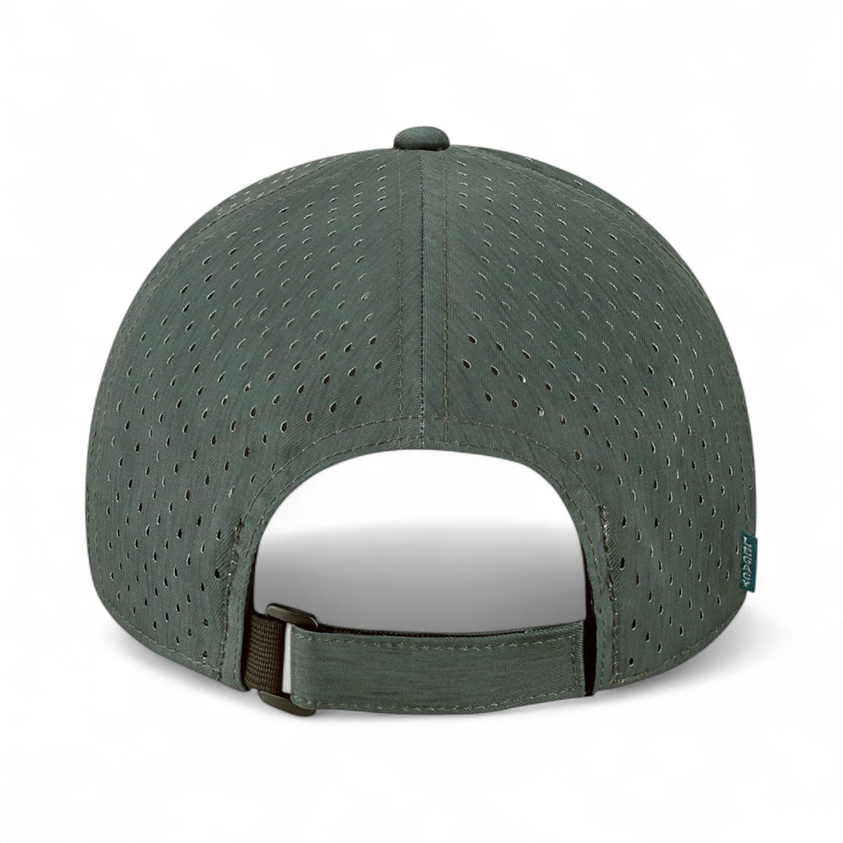 Back view of LEGACY RECS custom hat in eco black