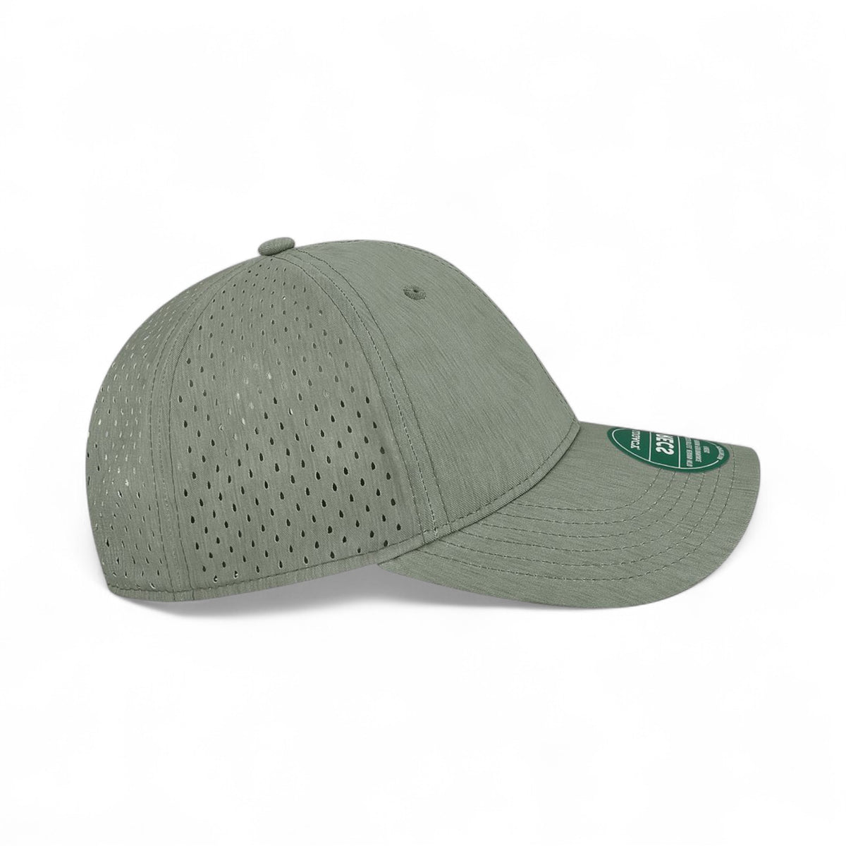 Right side view of Legacy RECS custom hat in eco dark grey